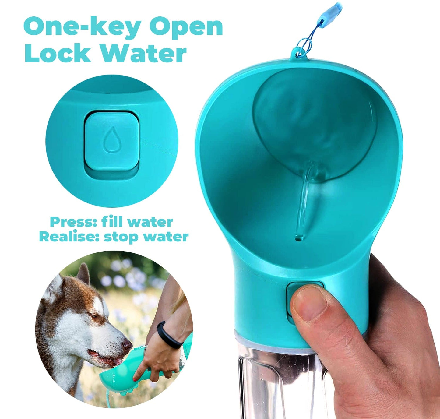 Multifuntional Dog Water Bottle